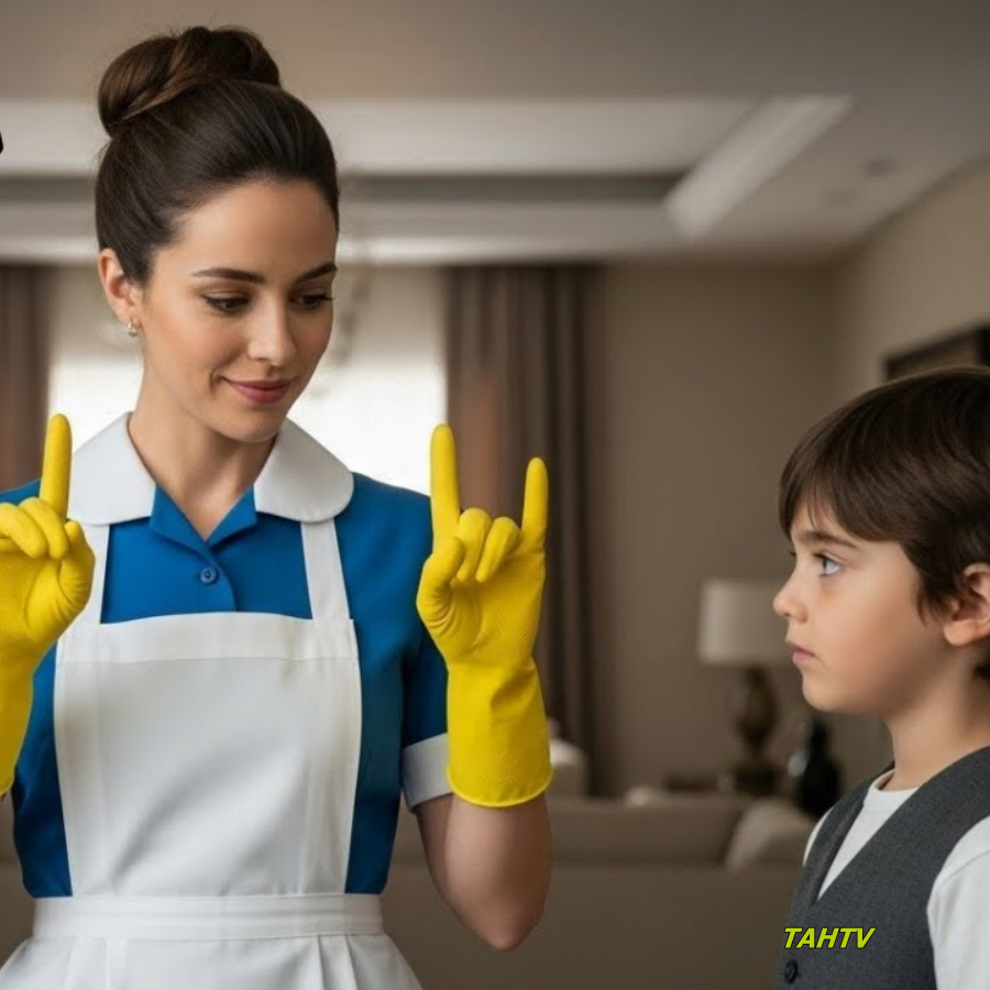 ¡HABLA CON MI HIJO SORDO!… Y LA CRIADA RESPONDIÓ EN SEÑAS. TODA LA MANSIÓN CALLÓ