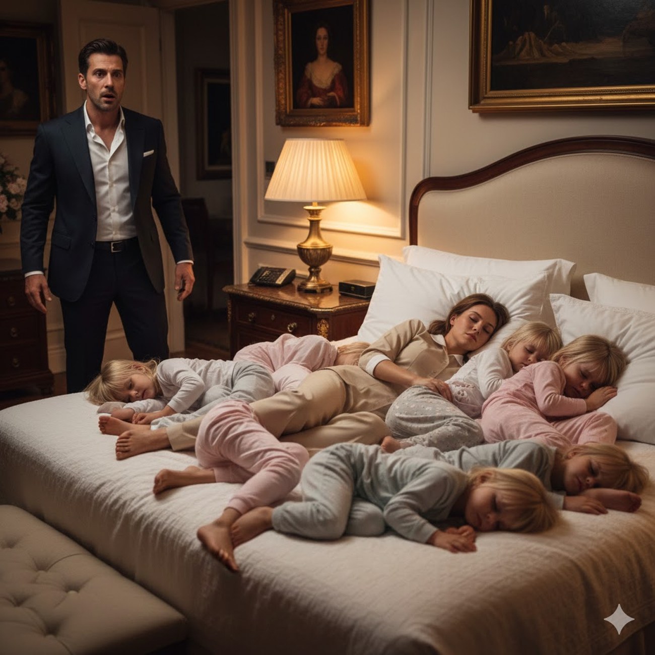 Un millonario despidió a 37 niñeras en dos semanas, hasta que una trabajadora doméstica hizo lo que nadie más pudo por sus seis hijas…