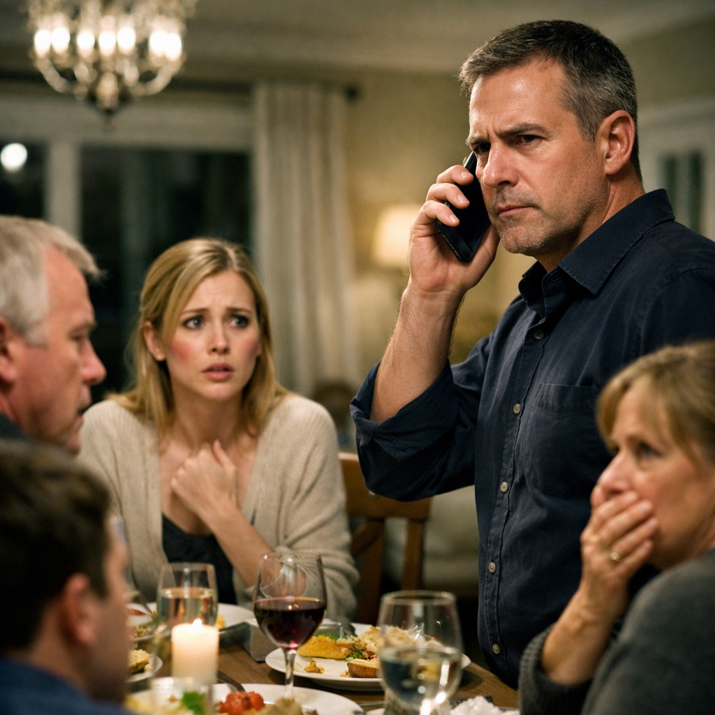 Mi yerno golpeó a mi hija en la cena. Me levanté e hice una llamada. Ellos no sabían lo que venía…