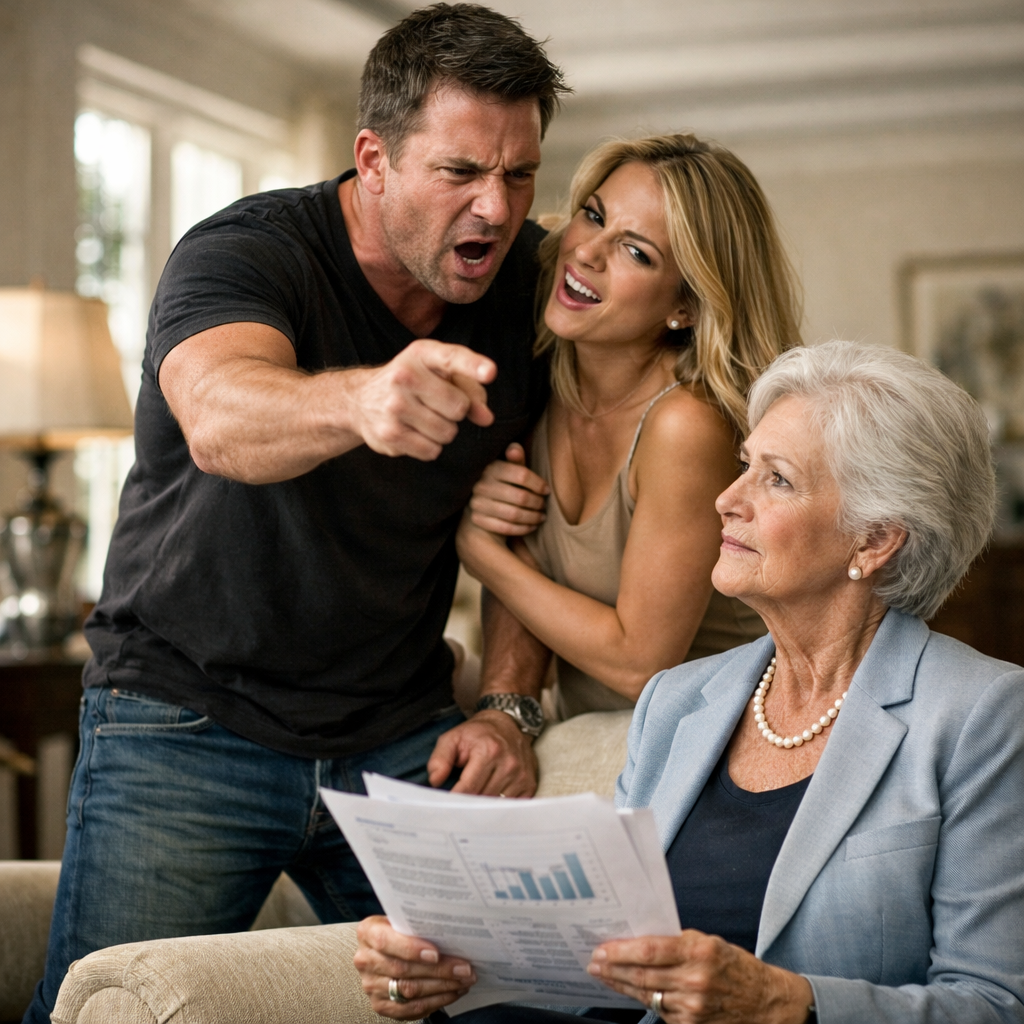 Mi Hijo Se Enteró De Mis Ingresos, Así Que Apareció Con Su Esposa Floja Y Exigió Que Le Diera…