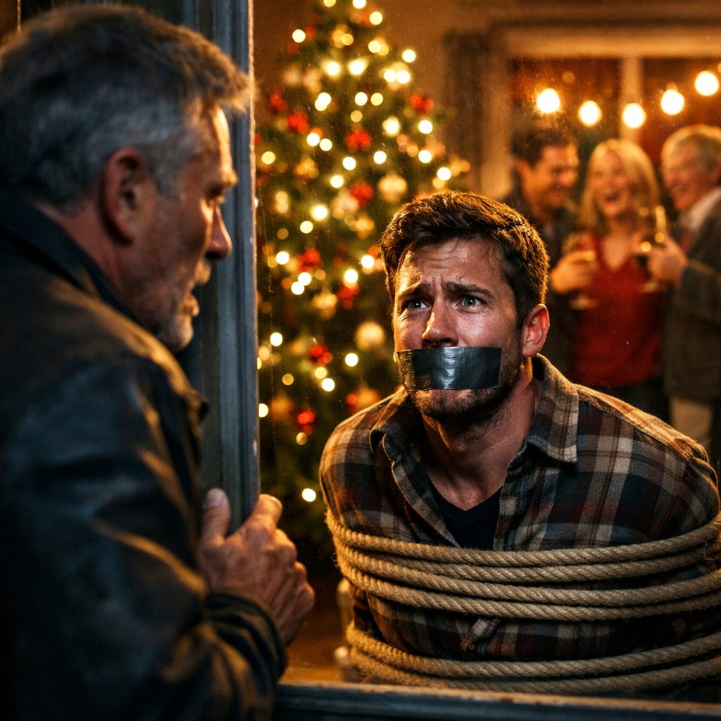 Vi cómo ataban a mi hijo el día de Navidad mientras la familia de su esposa celebraba en casa. ¡Fue impactante…