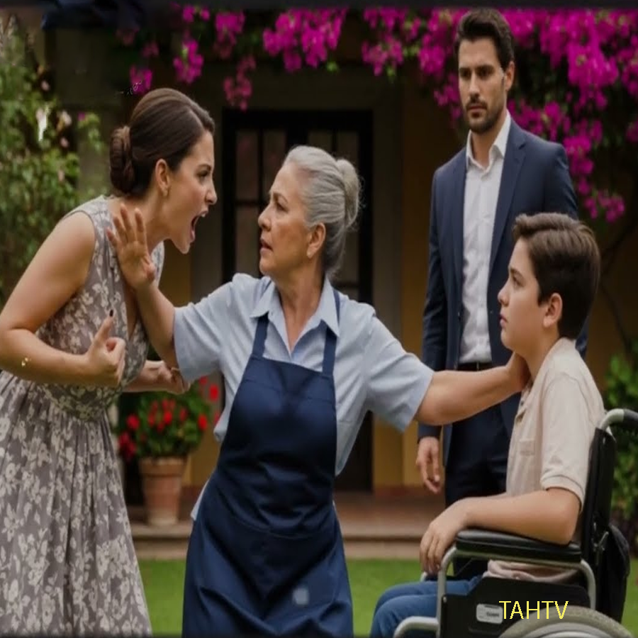 MILLONARIO DESCUBRE A SU SIRVIENTA PROTEGIENDO A SU HIJO LISIADO, Y QUEDA ESPANTADO AL VER LA VERDAD