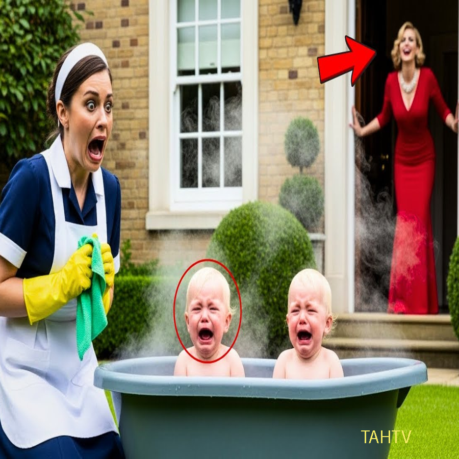 EMPLEADA se da cuenta que ALGO NO ESTÁ BIEN: NOVIA dejó GEMELOS en bañera para CULPARLA hasta que