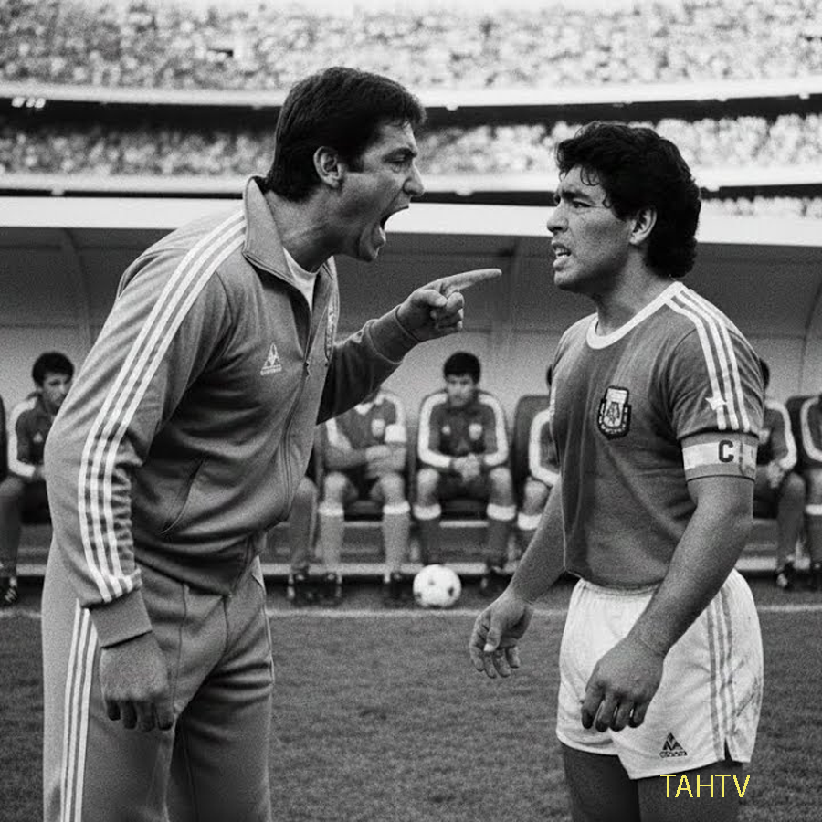 El DT lo mandó al banco y Maradona lo dejó en ridículo con este gesto