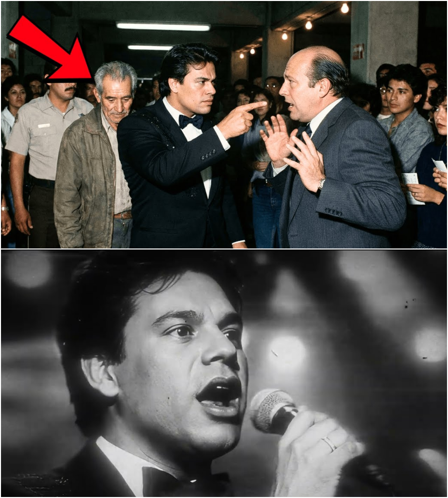 Juan Gabriel DETUVO la Canción a Mitad del Show Cuando Vio a un Millonario Tratando Mal a un Anciano…