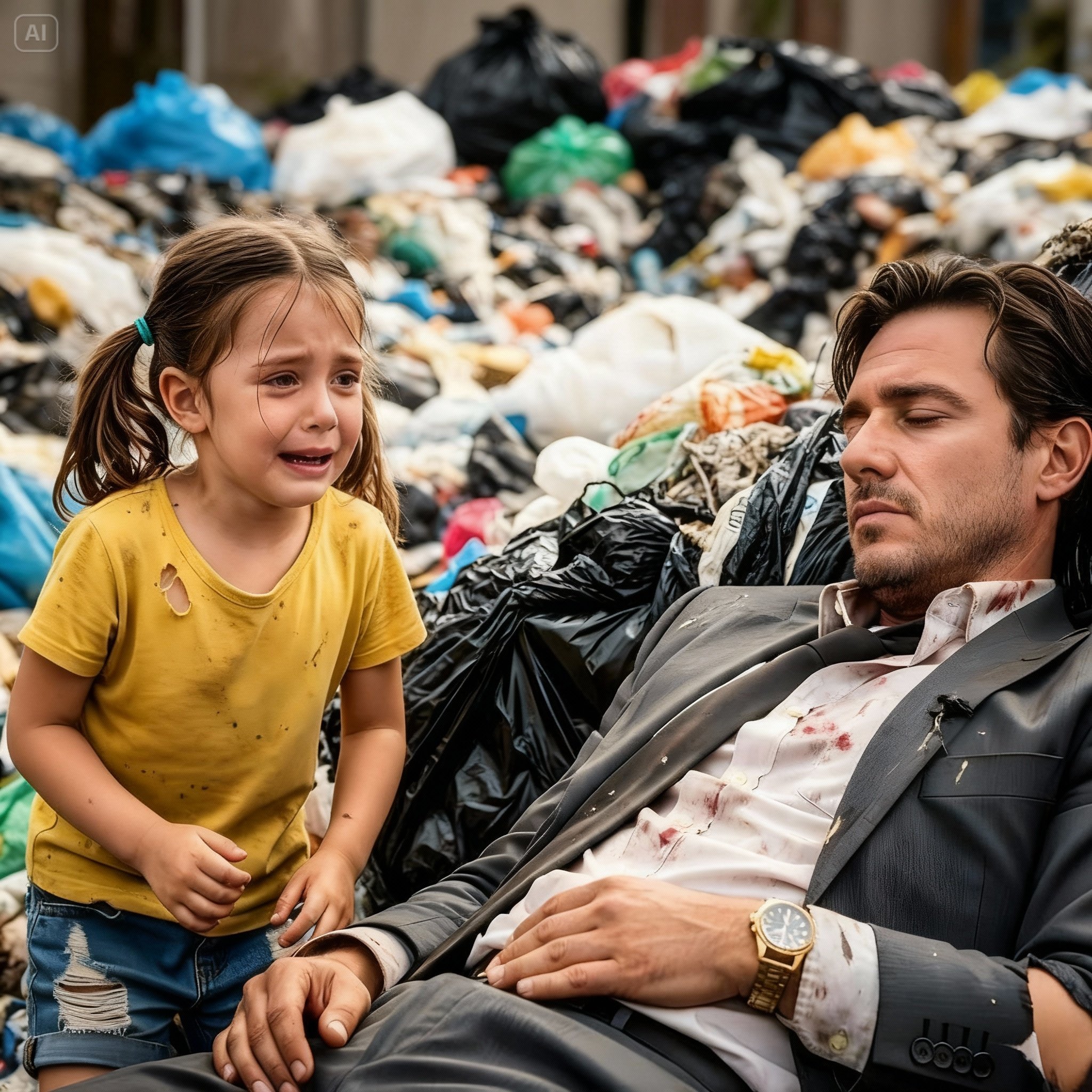 Niña Pobre Encuentra A Un Millonario En El Basurero Y Su Vida Cambia Para Siempre…