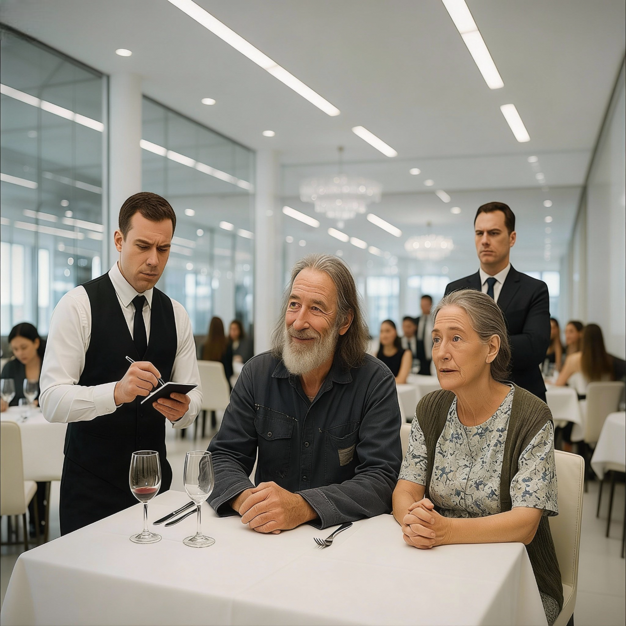 Trae el vino más caro, dijo el anciano mal vestido. los echaron enfrente de todos. ¡pésima decisión…
