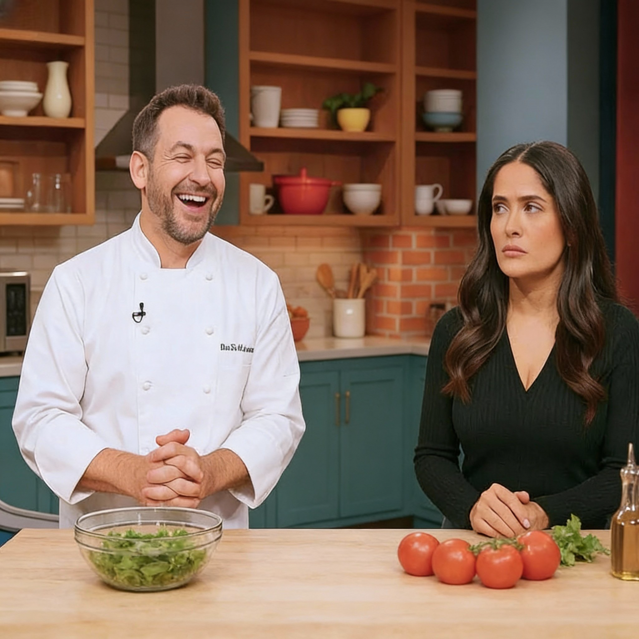 Salma Hayek DEJA EN RIDÍCULO a Chef Arrogante Después de Que Insulta a México en TV en Vivo…