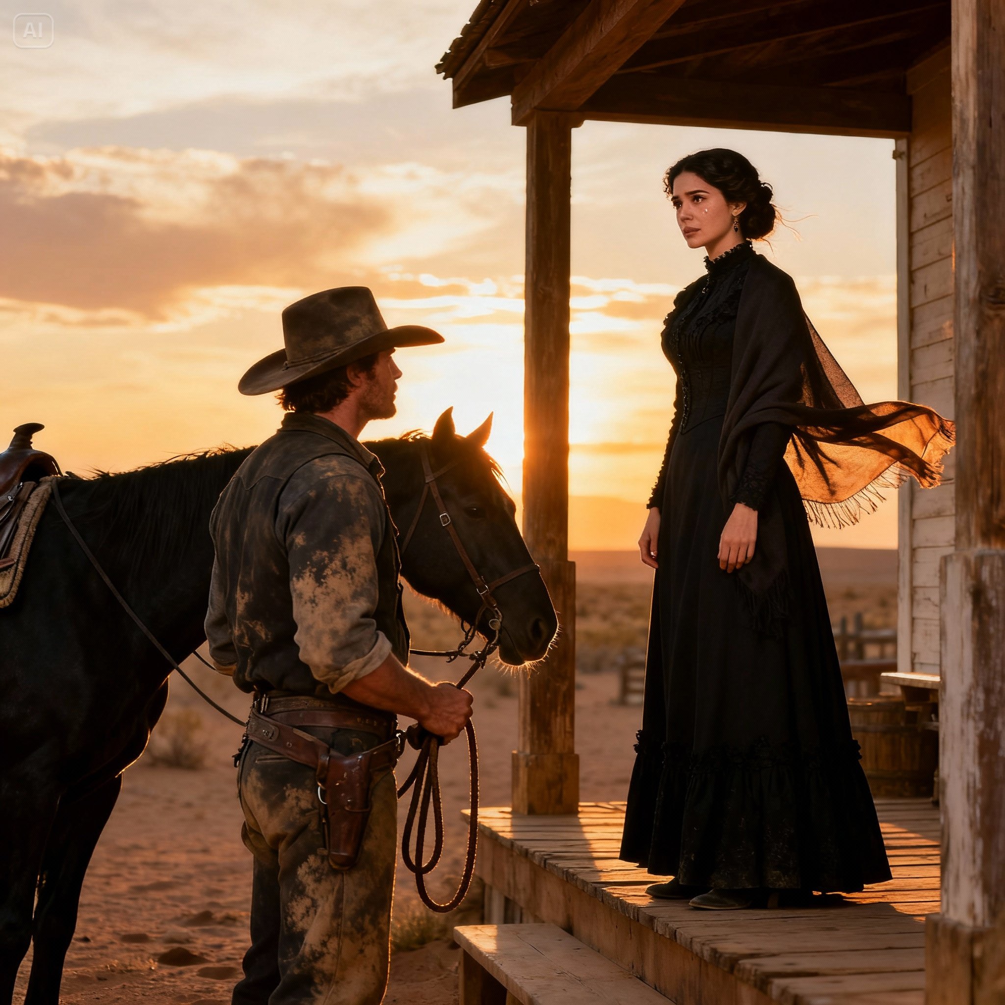 (nk) ¡No vengas tu leche dentro de mí…! Suplicó la dama al vaquero solitario que ardía por amarla