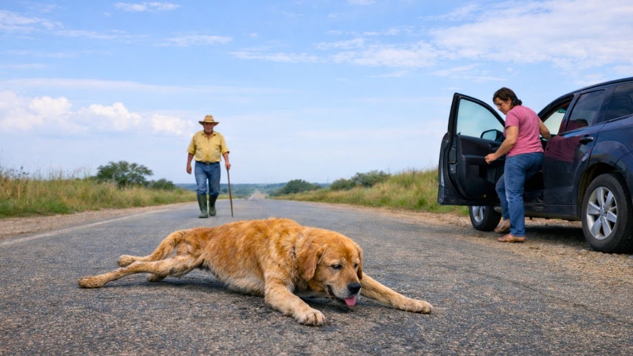 Granjero ve a un perro siendo abandonado por ser DEFICIENTE… y entonces hace esto…
