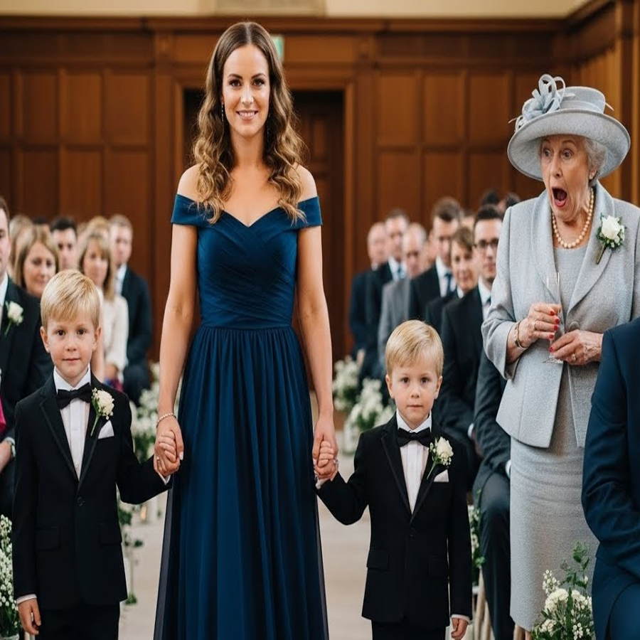Su madre cruel invitó a su ex a la boda, pero llegó con gemelos y lo arruinó todo