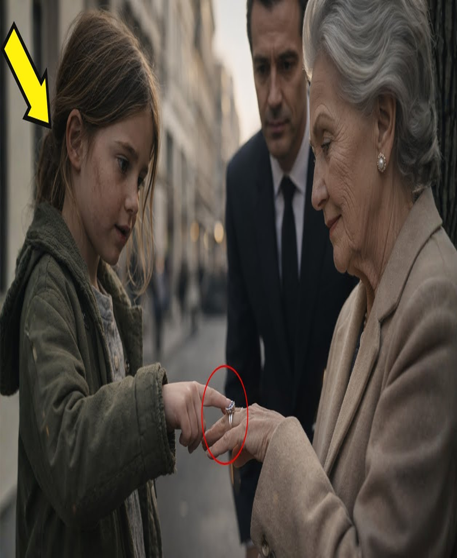 “MI MADRE TIENE ESTE ANILLO”, DIJO LA NIÑA MENDIGA A LA MILLONARIA… HASTA QUE…