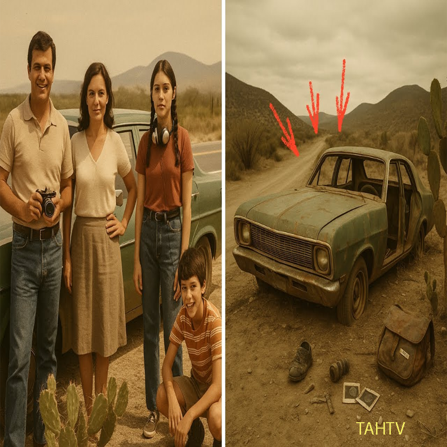 Familia desaparece en 1979 rumbo a Real de Catorce; en 2025 hallan el coche sin puertas ni rastros