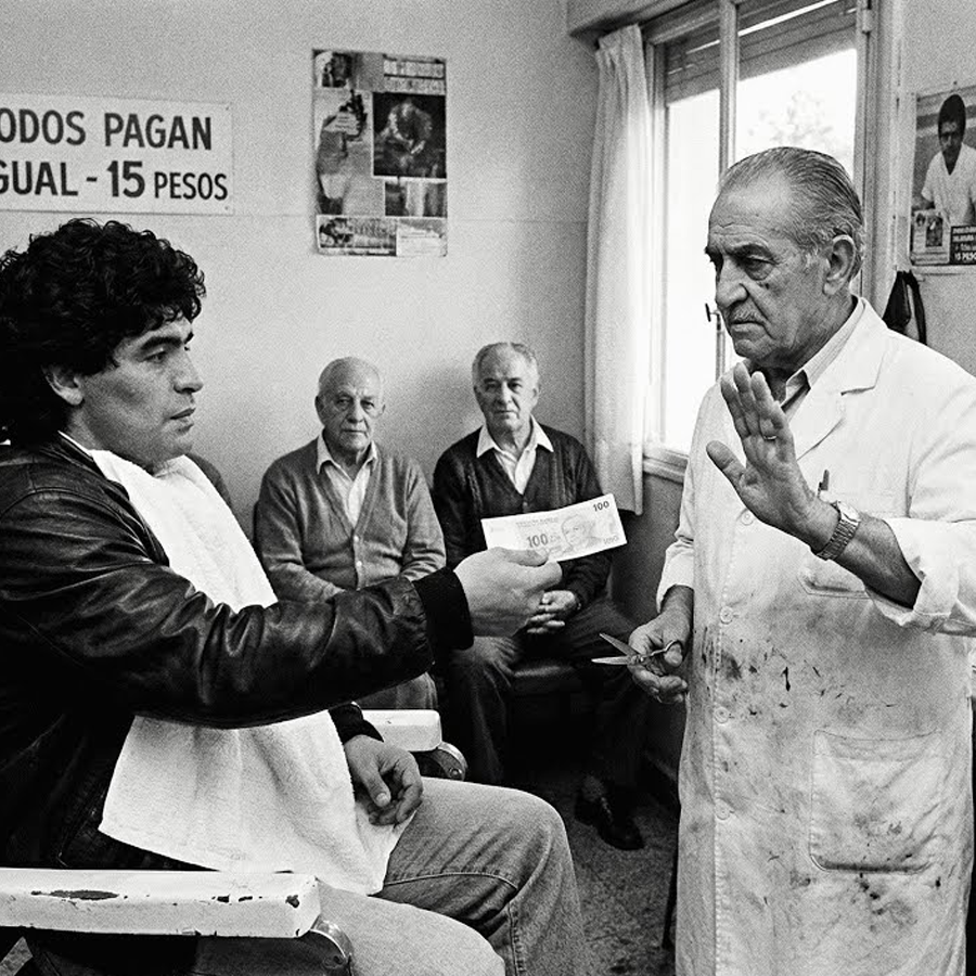 Maradona esperó 2 horas en silla de plástico — Don Mario le enseñó algo que nunca olvidó