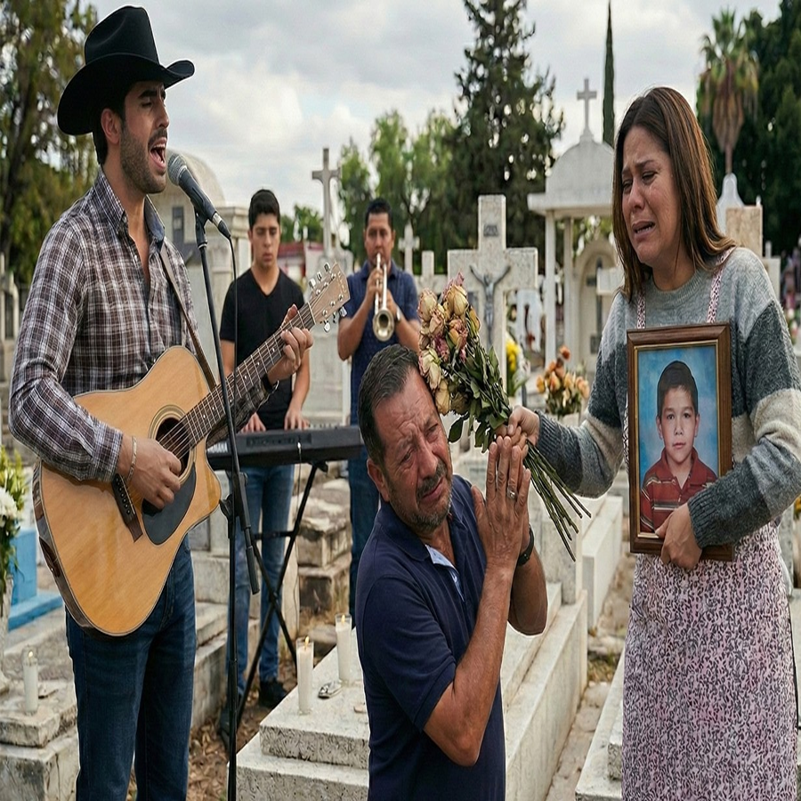 Mujer se parte en llanto al escuchar el corrido que le regalo el hombre que acabo con su hijo