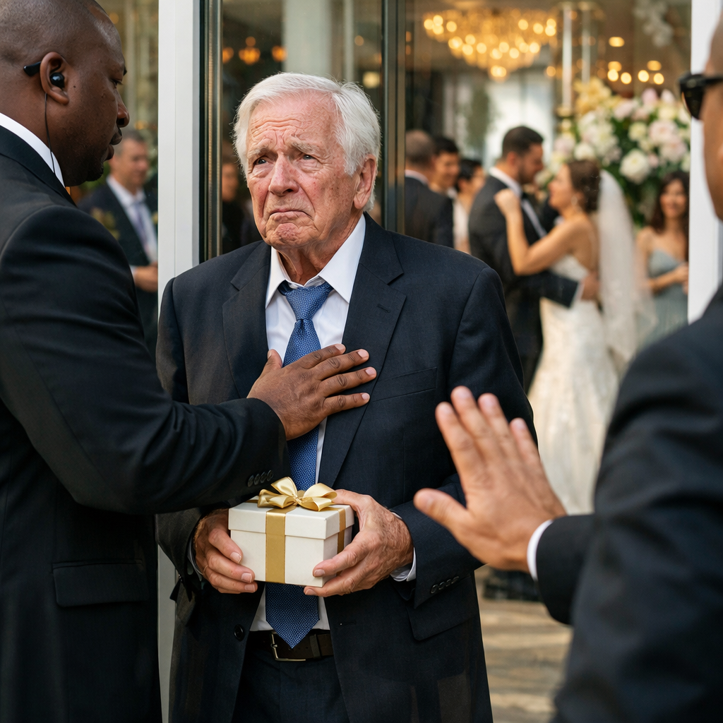 El día de la boda de mi hija, me encontré vetado en la entrada… lo que siguió cambió todo…