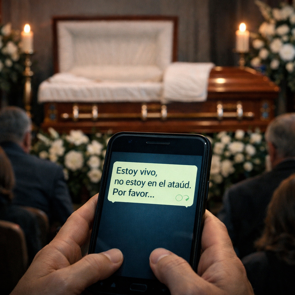 En el funeral de mi hijo, recibí un mensaje: “estoy vivo, no estoy en el ataúd. por favor…