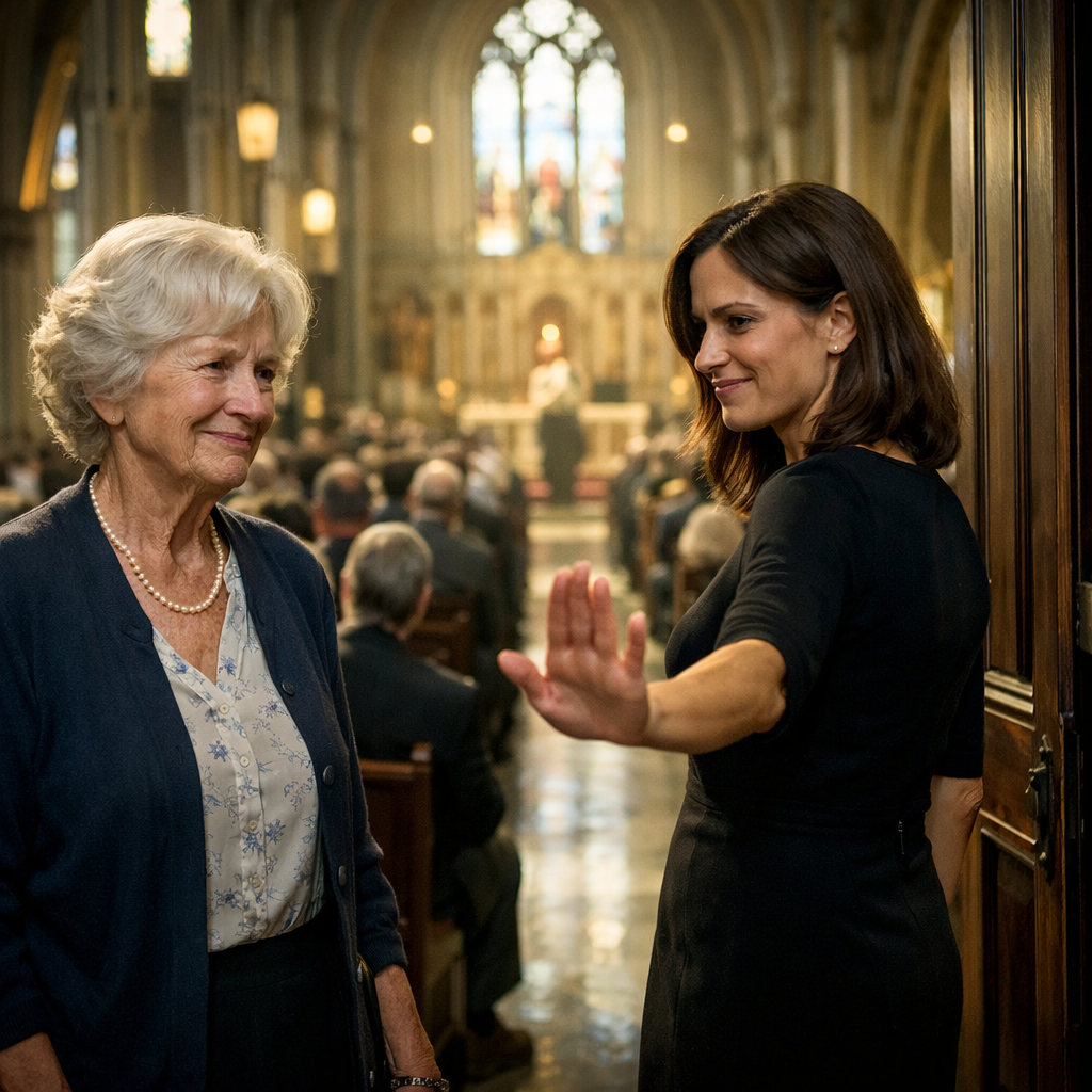 Mi nuera me echó del bautizo: “No hay lugar para usted” — Sonreí, volví a casa y esa noche…