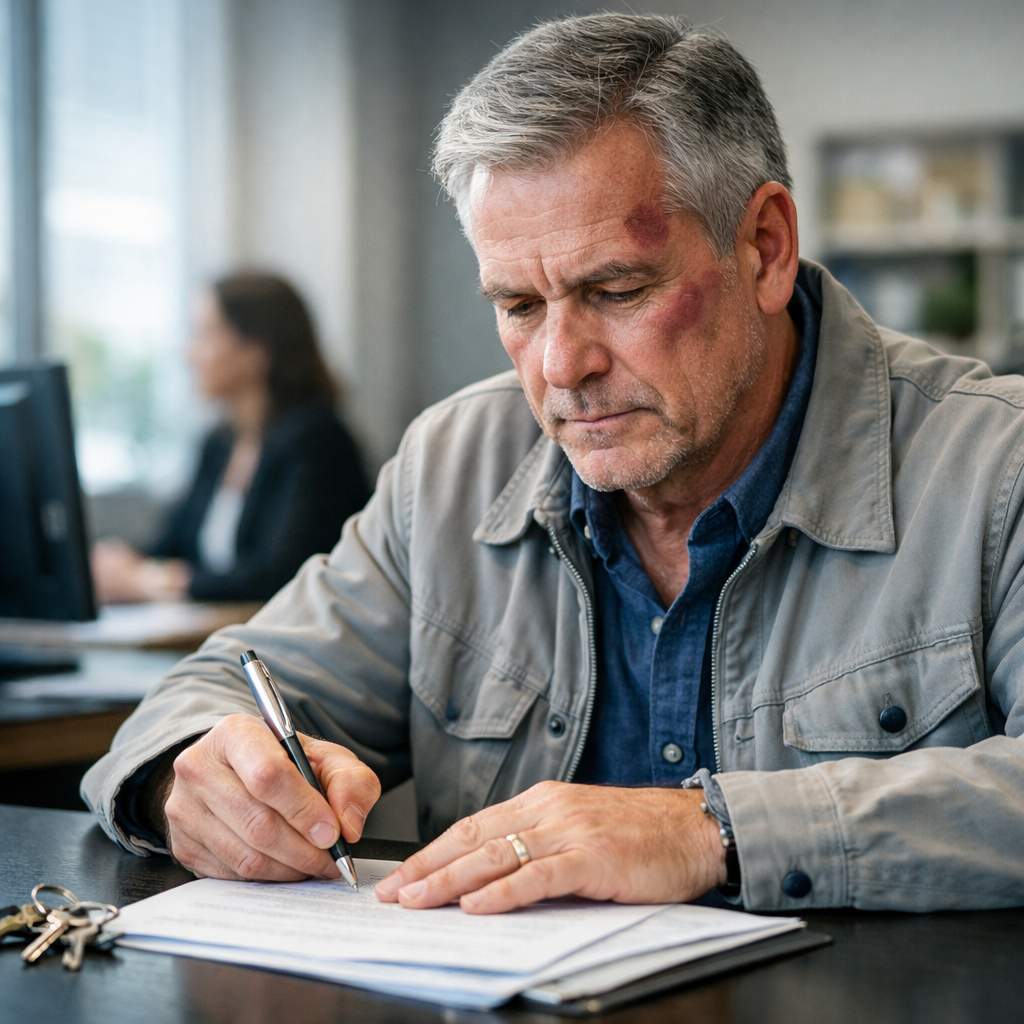 Mi hijo me golpeó 30 veces frente a su esposa — así que vendí su casa mientras él trabajaba…