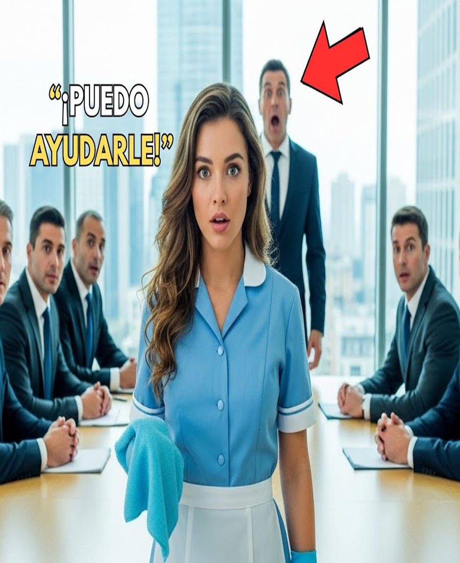 MILLONARIO ENTRA EN PÁNICO SIN UN TRADUCTOR, HASTA QUE LA LIMPIADORA HACE ALGO INCREÍBLE…