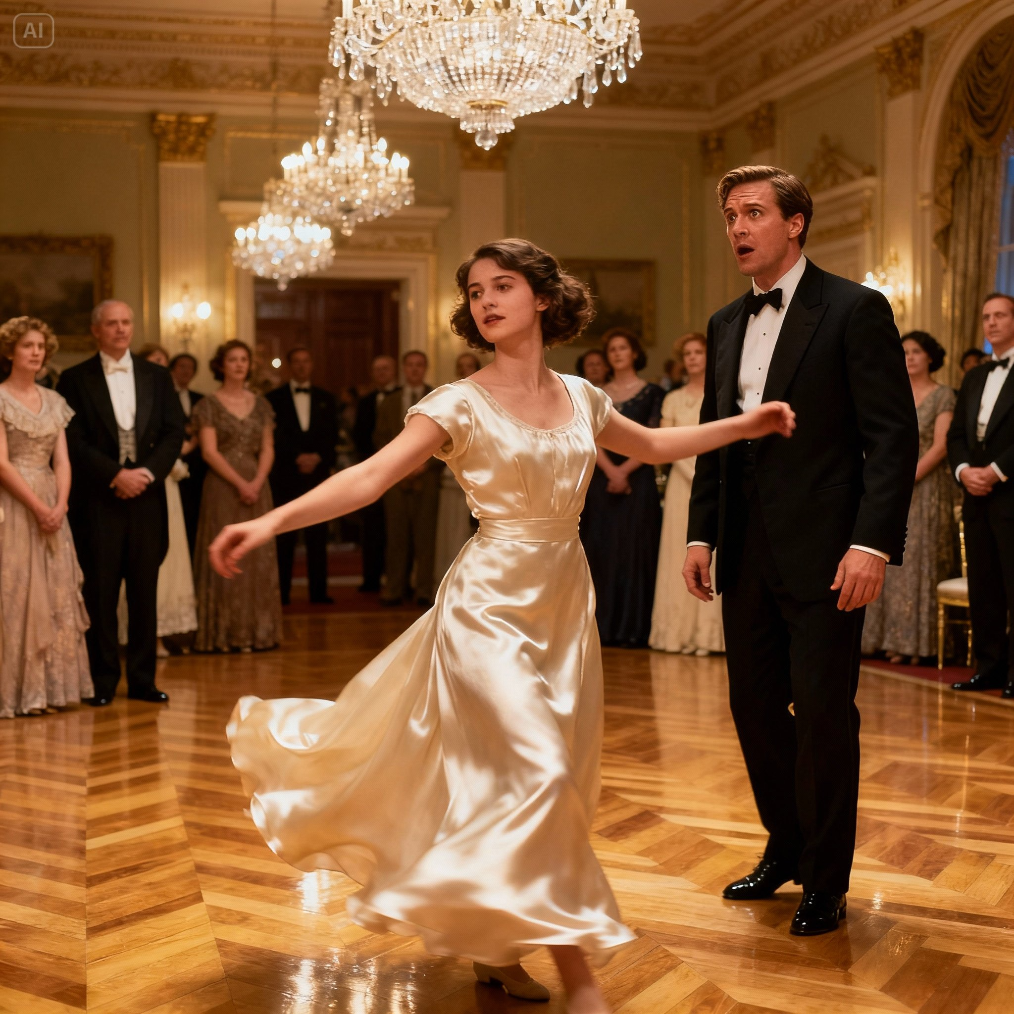 SI BAILAS EL VALS, YO LIMPIO EL SALÓN — RIÓ EL MILLONARIO, PERO LA EMPLEADA BRILLÓ COMO UNA ESTRELLA