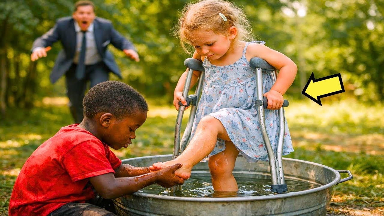 VOY A LAVAR LOS PIES DE TU HIJA Y ELLA VOLVERÁ A CAMINAR… Y EL RICO SE RIO PERO SE QUEDÓ HELADO
