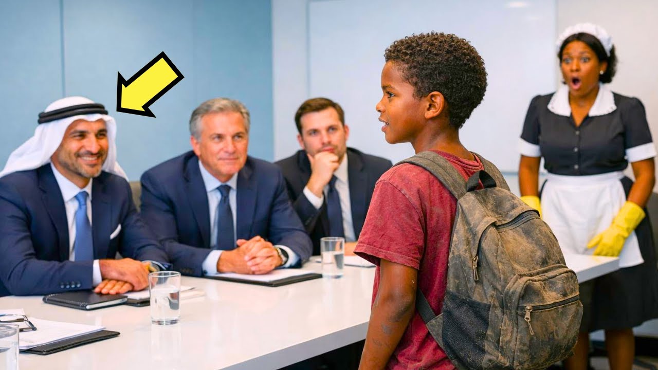 HABLO 7 IDIOMAS… DIJO EL HIJO DE LA LIMPIADORA… EL CEO ÁRABE RIÓ PERO SE CONGELÓ