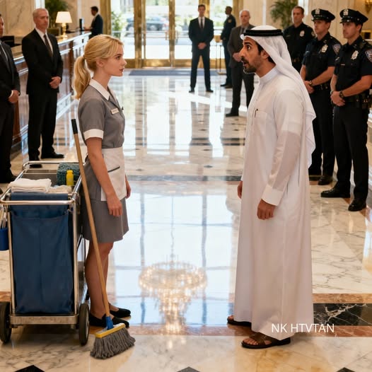 gl-A man spoke in Arabic… and the cleaning lady responded in a way that left everyone speechless…