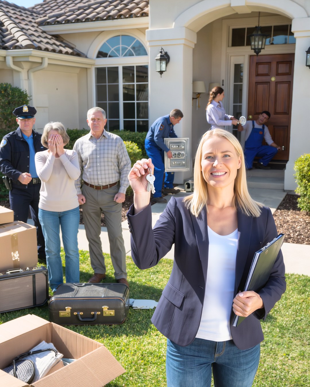“Losers like you don’t deserve property — we’re selling this place,” my mother announced as my parents marched up to my porch with a realtor in tow. They told her I was just squatting in my late aunt’s house, started arguing over listing prices, and gave me two weeks to move out. I just sipped my coffee, opened a file on my phone — and by the end of the month, I owned THEIR house.