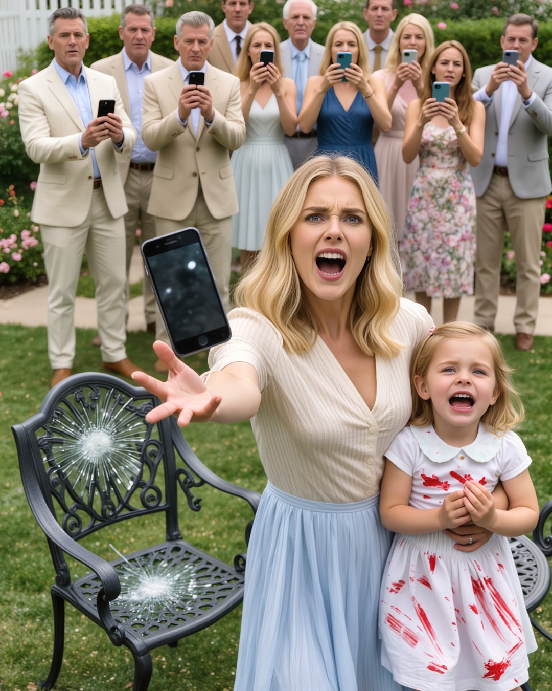 “You’re ruining the party,” my mother hissed as I slapped my influencer sister’s phone from her hand, stopping her from livestreaming my 8-year-old, sobbing under a bucket of red paint. By midnight, my family had turned the internet against me—calling me a psycho, threatening charges, demanding $1,500 for the “assault.” Mom said I was dead to them and I’d “never see my inheritance.” So I quietly did one thing….