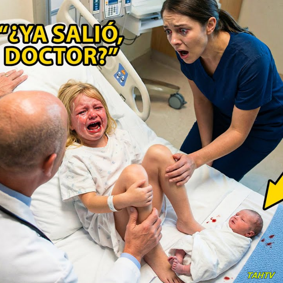 Niña de 5 años llega enferma sola — médico retira un objeto de su estómago y llama al 911 en pánico