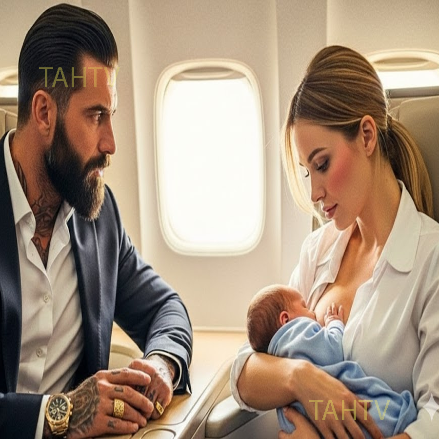El bebé del jefe de la mafia no paraba de llorar en el avión, hasta que una madre soltera hizo lo impensable.