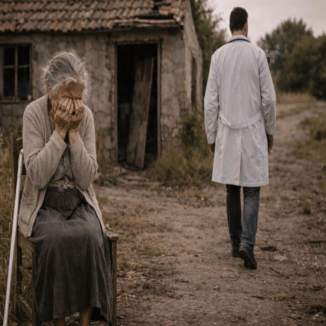 El hijo se graduó en medicina y abandonó a su madre ciega en la pobreza… hasta que la vida le dio…