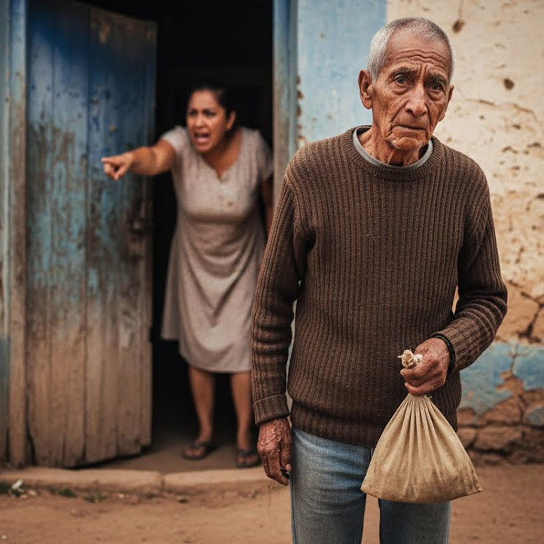 La nuera maltrató a su suegro y lo obligó a abandonar su hogar…