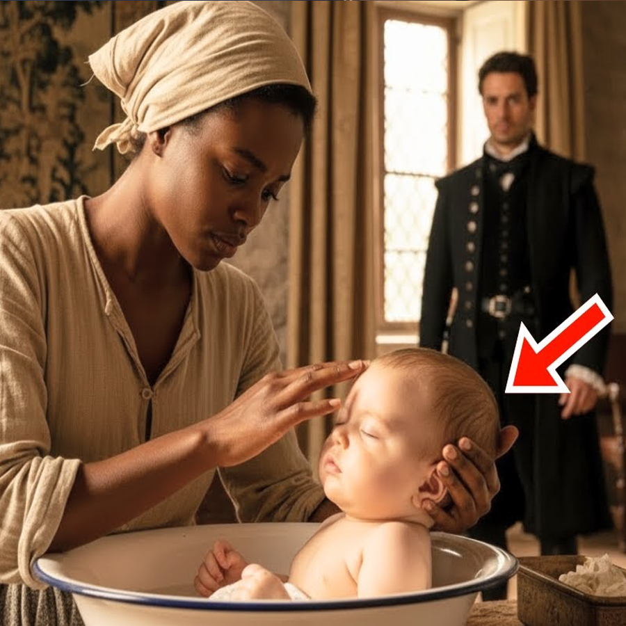 El bebé del barón viudo nació ciego… hasta que la nueva esclava descubrió la verdad…