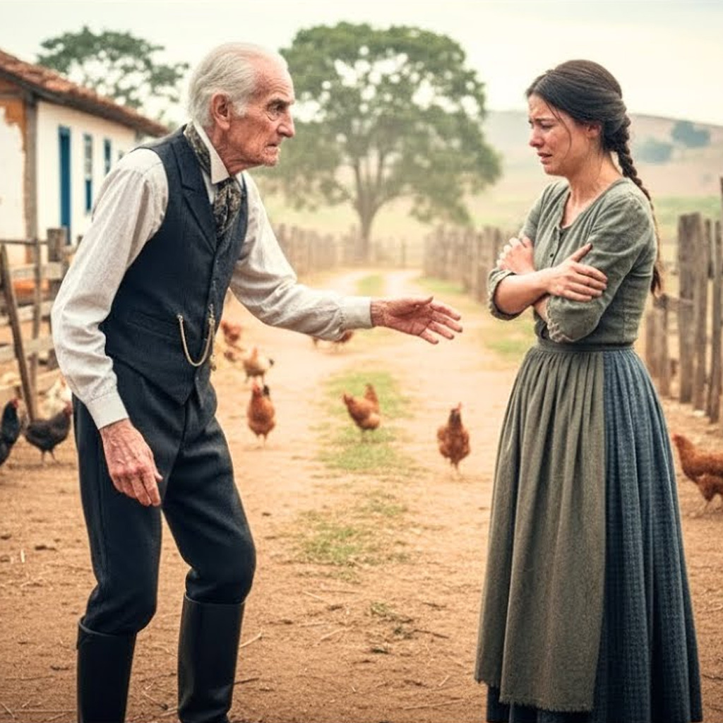 El granjero anciano dijo: Me quedan 3 meses, cásate conmigo y quédate con todo…Ella lo dejó sin aire…