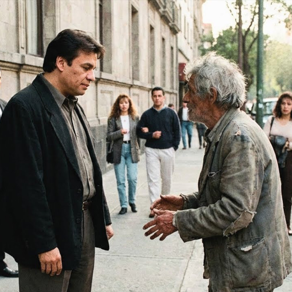 Un Anciano Sin Hogar le pidió 50 pesos mexicanos a Juan Gabriel — Lo Que Hizo Emocionó a Todos…