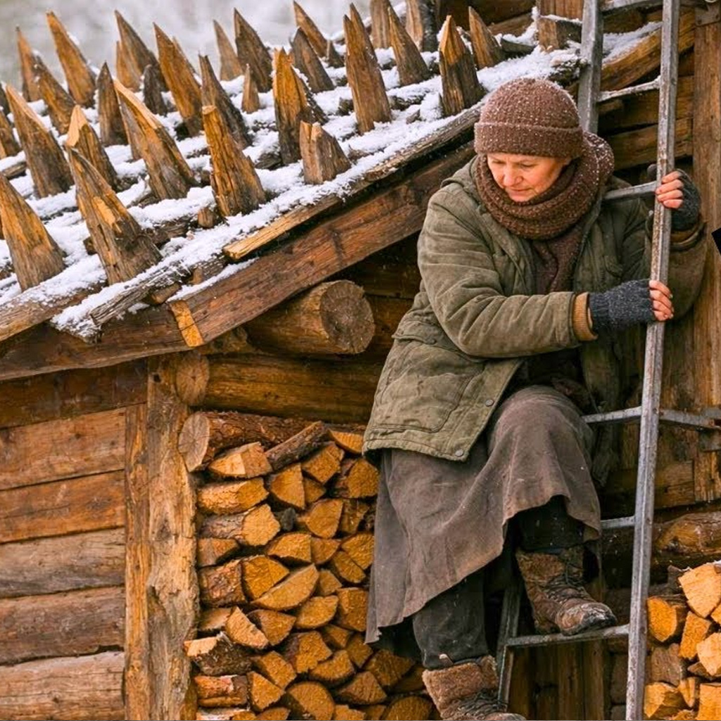 NADIE ENTENDIÓ LOS LEÑOS PUNTIAGUDOS EN EL TECHO… HASTA QUE LLEGÓ EL INVIERNO Y…