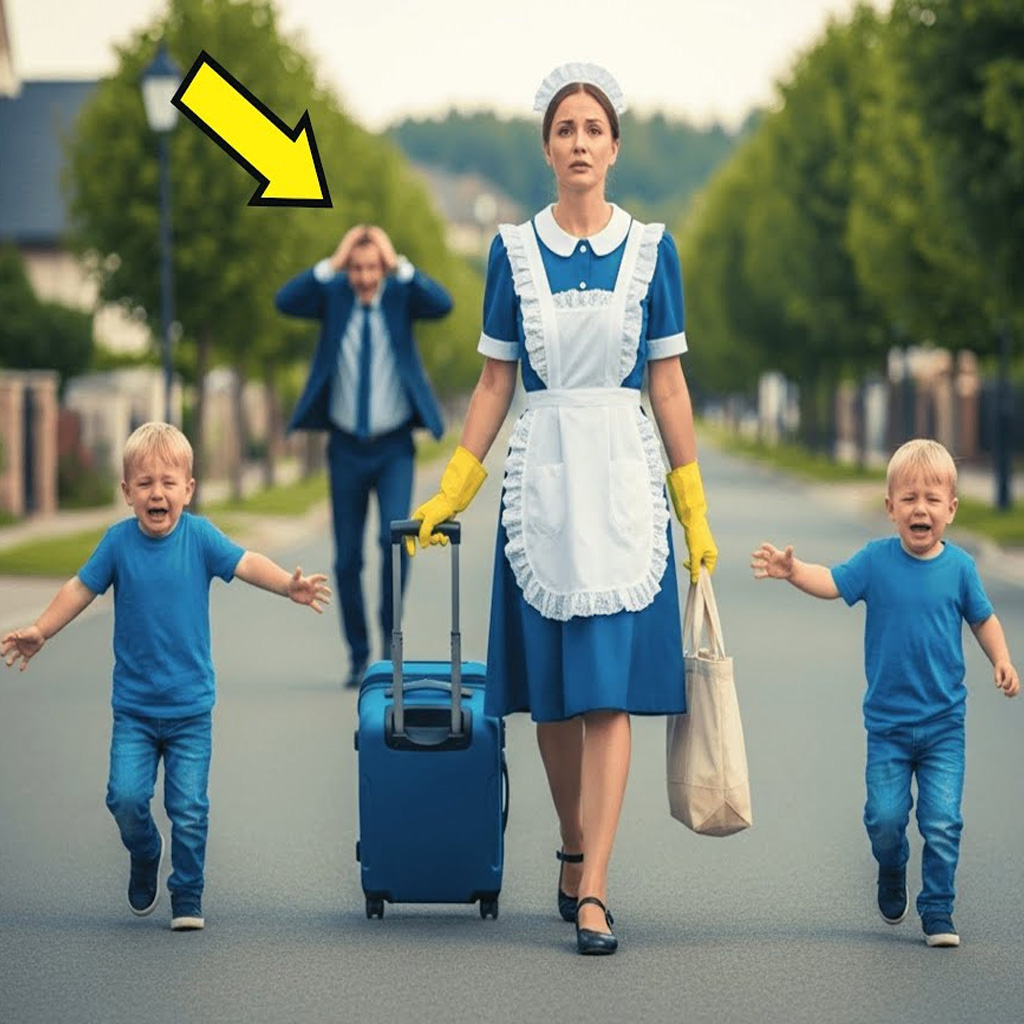 Sin ningún motivo, el millonario despidió a la niñera — y lo que dijo sus hijos lo cambió todo…