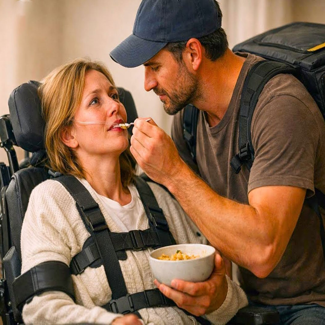 Nadie quería cuidar a la millonaria tetrapléjica… hasta que apareció un repartidor pobre…