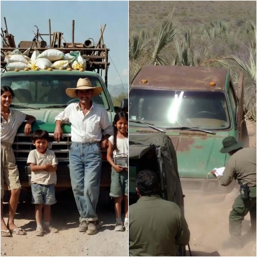 Familia campesina desapareció en Coahuila, 12 años después un dron captó su camioneta oxidada entre…