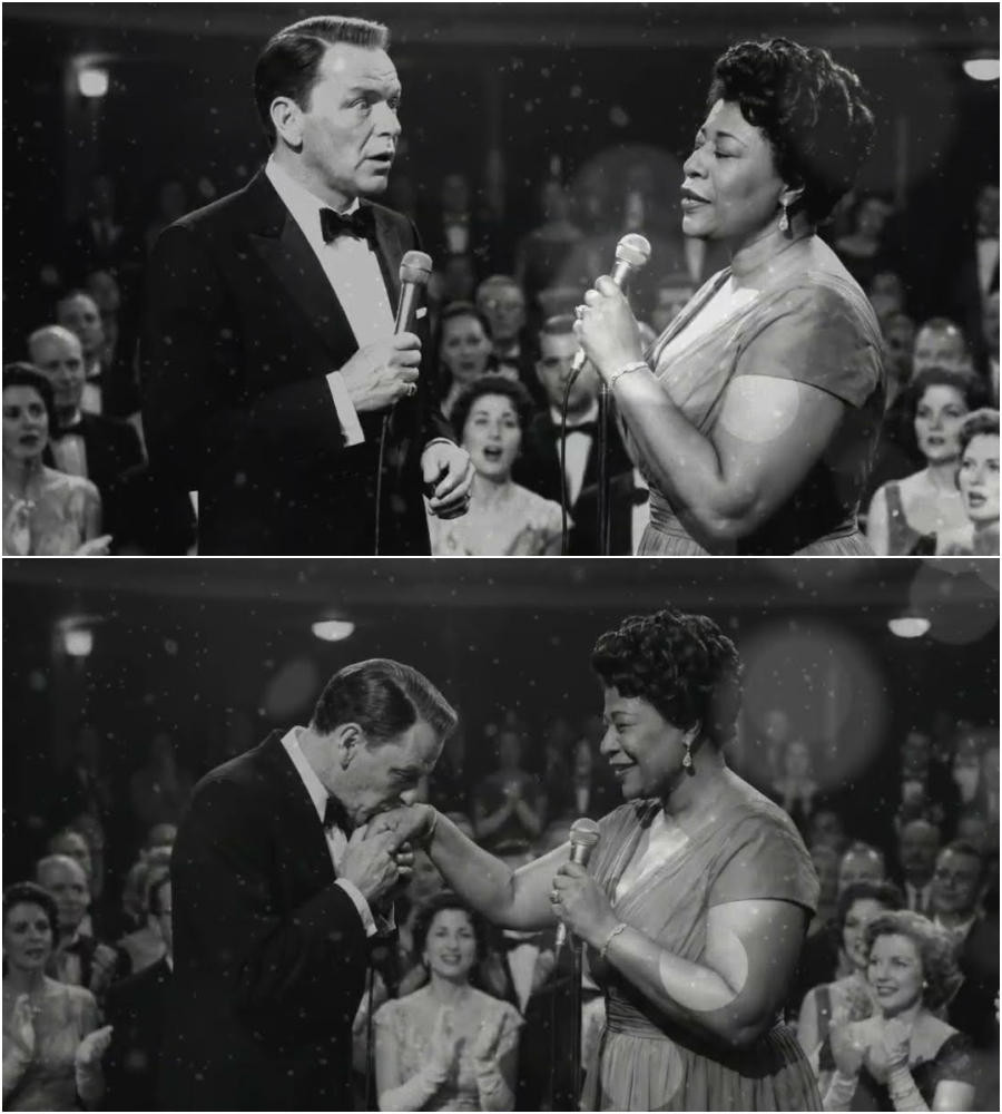 Una Mujer Misteriosa Subió Al Escenario Con Sinatra — Su Voz Lo PARÓ En Seco…