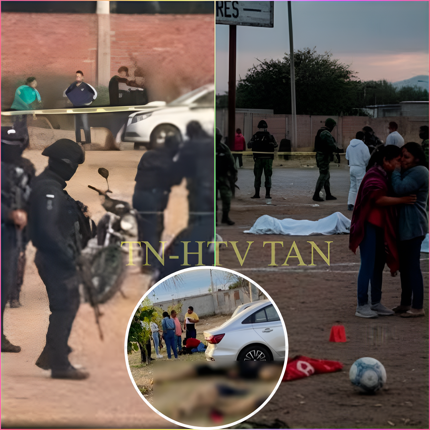 No era una emboscada, no era una fiesta clandestina, era un partido de fútbol amateur un domingo por la tarde en una comunidad de Salamanca, Guanajuato