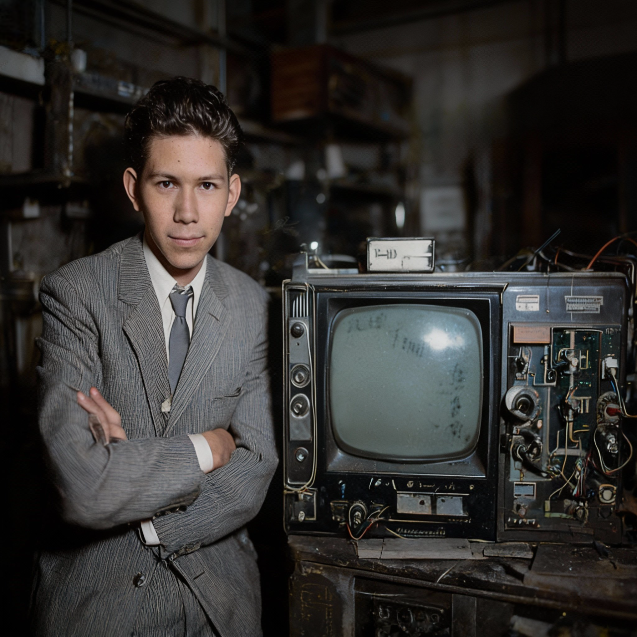 El Mundo Veía en Blanco y Negro en 1940 — Hasta que un Joven Mexicano de 23 Años Creó la TV a Color…