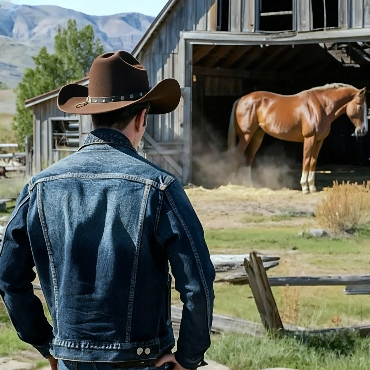 Un Hombre Compró Un Rancho Por $1… Hasta Que El Caballo Que Vivía Allí Le Cambió La Vida…