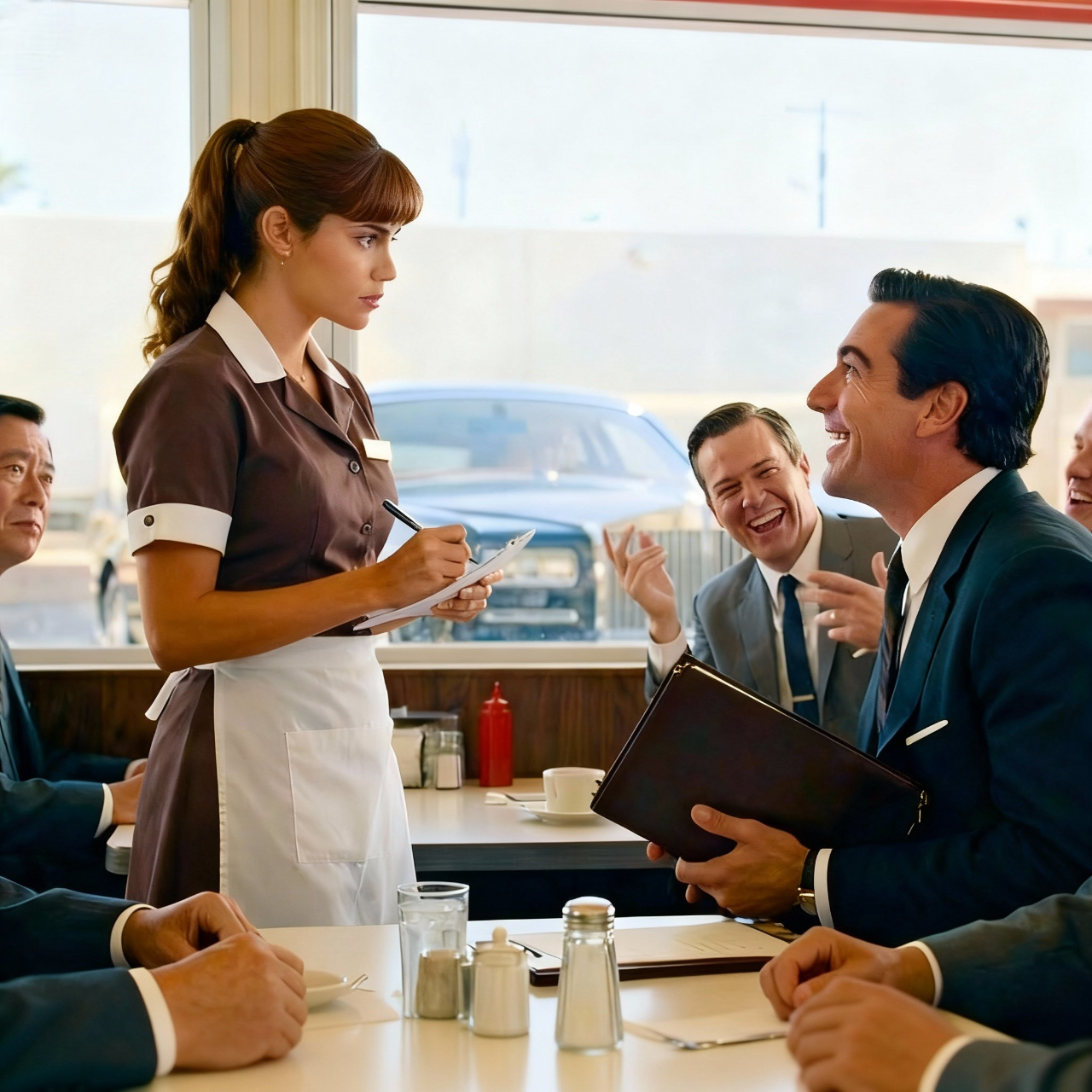 “Te doy mil dolares si me atiendes en japonés” se burló el millonario.. ella habló y calló a todos…