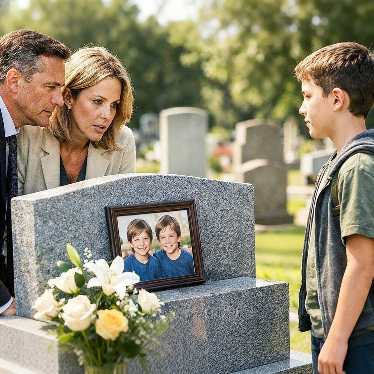 “¡Señor, esos gemelos están en el orfanato!” reveló el niño pobre al millonario de luto…