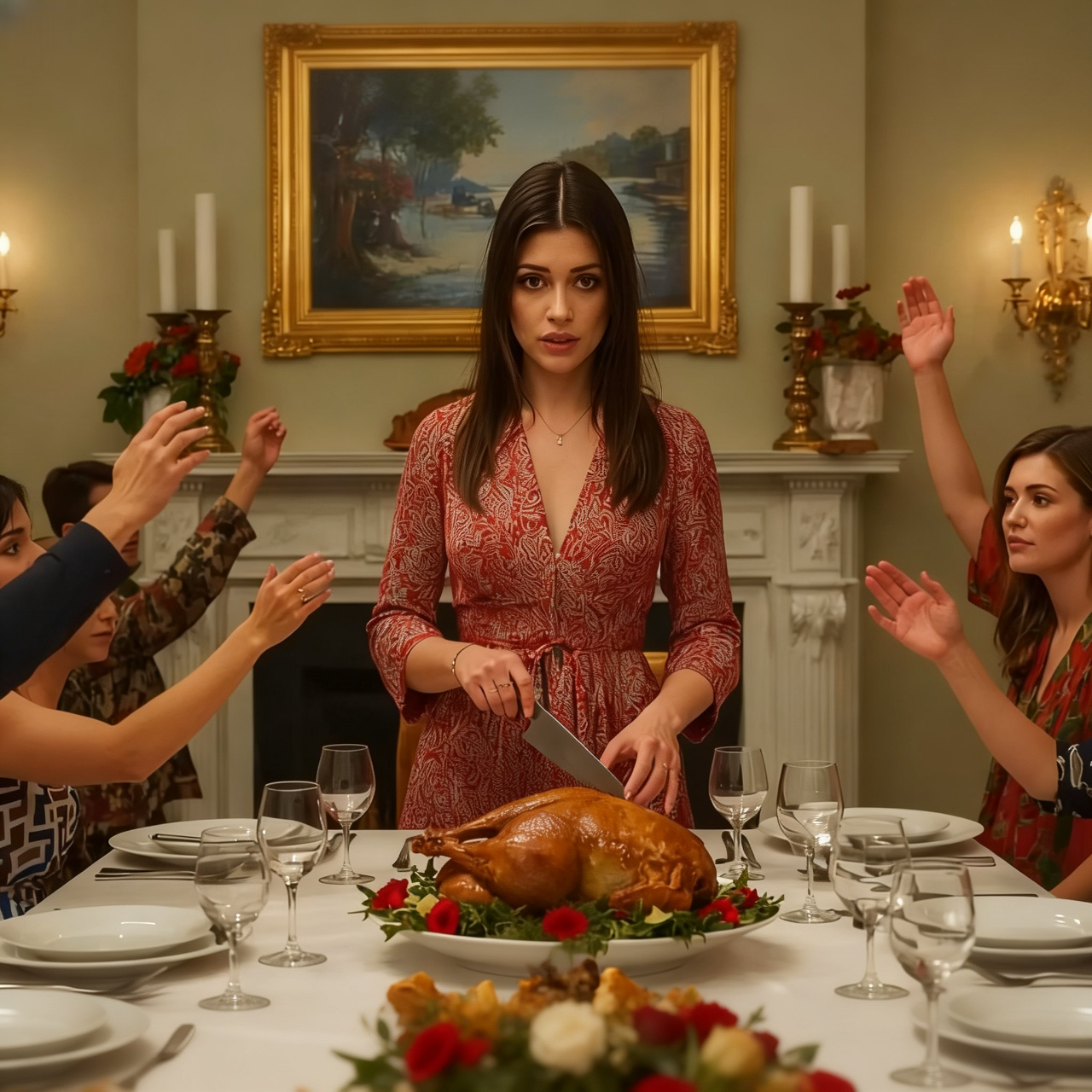 En la cena de Acción de Gracias, mi hermana se puso de pie y anunció: “votamos, y ya no eres…