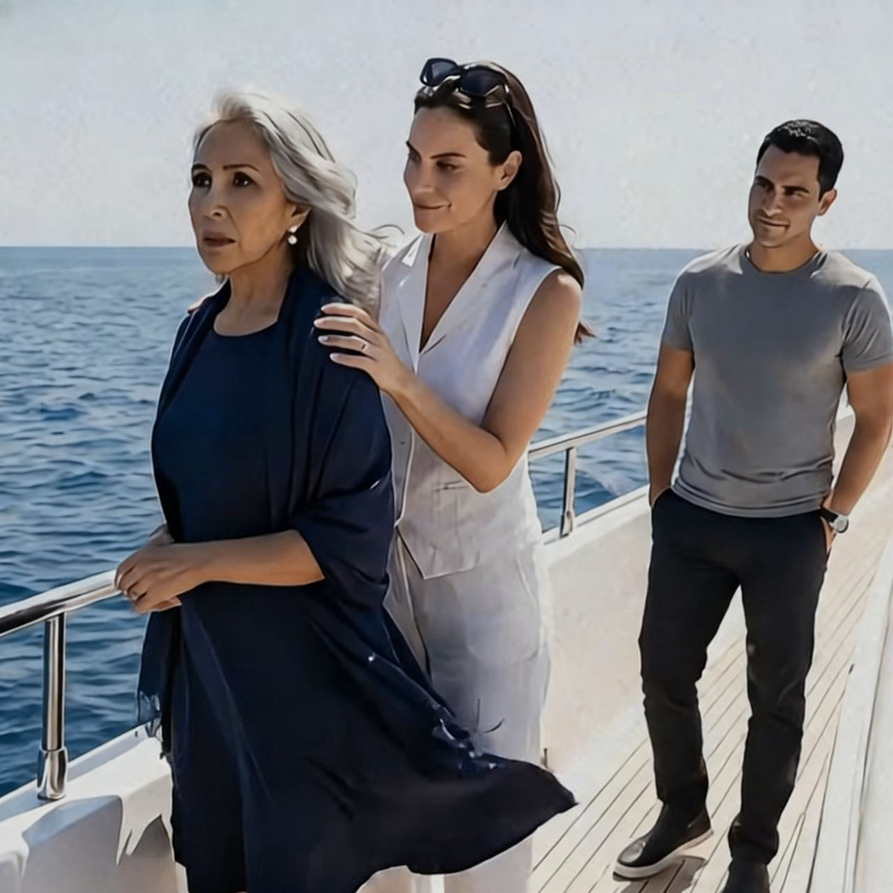Mi Nuera Me Empujó de un Yate para Robar $3,000,000,000. Cuando Regresaron a Casa, Yo los Esperaba…