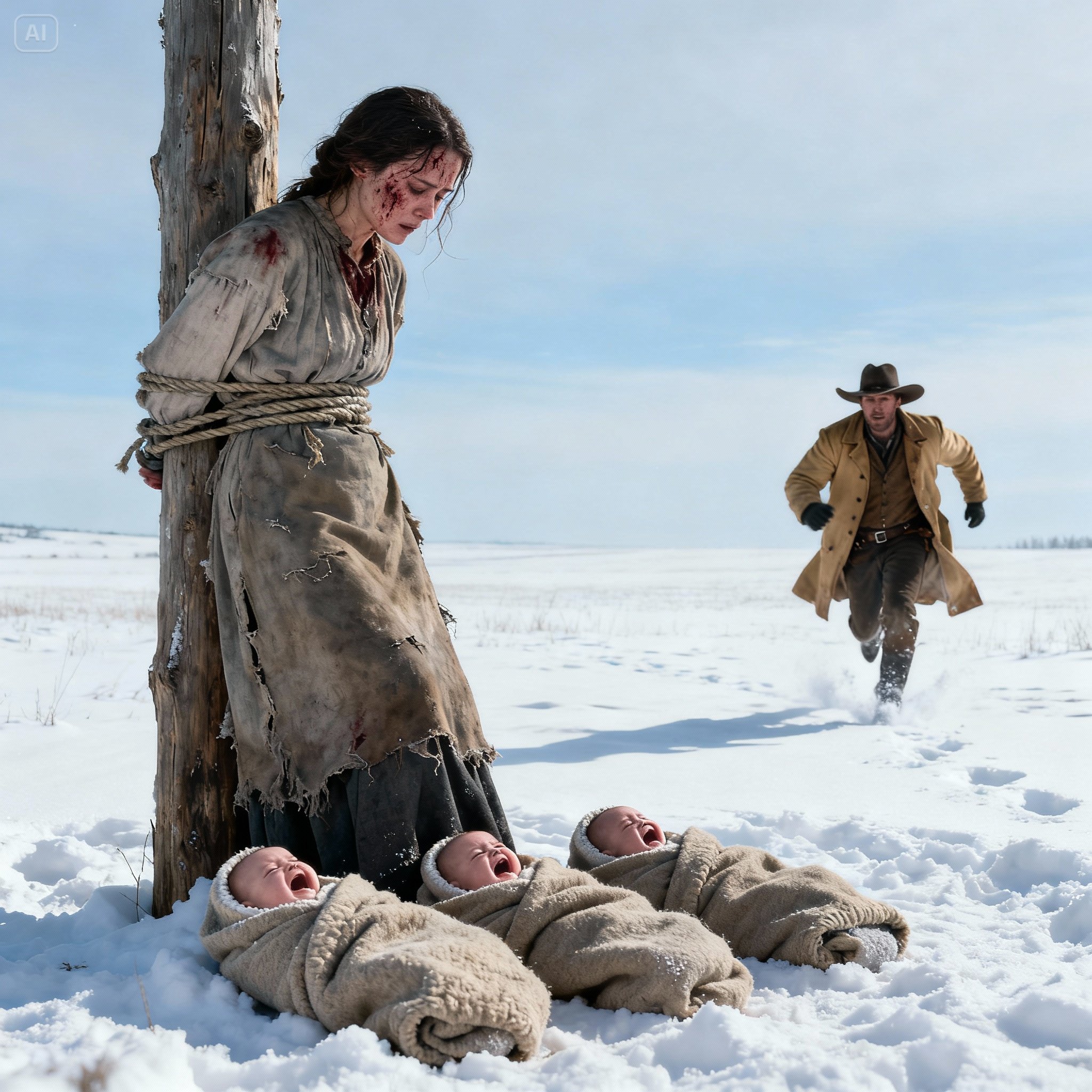 Vienes conmigo”, dijo el ranchero solitario a la mujer golpeada por parir tres niñas